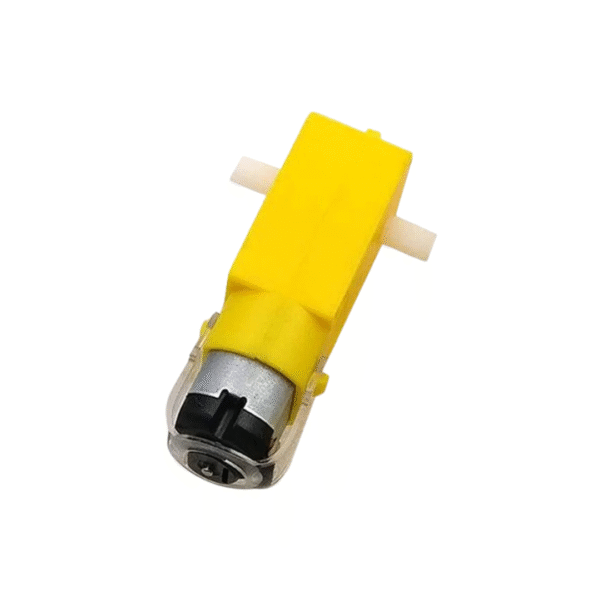 Motorreductor Amarillo de Doble Eje 3V–12V DC para Robótica y Arduino